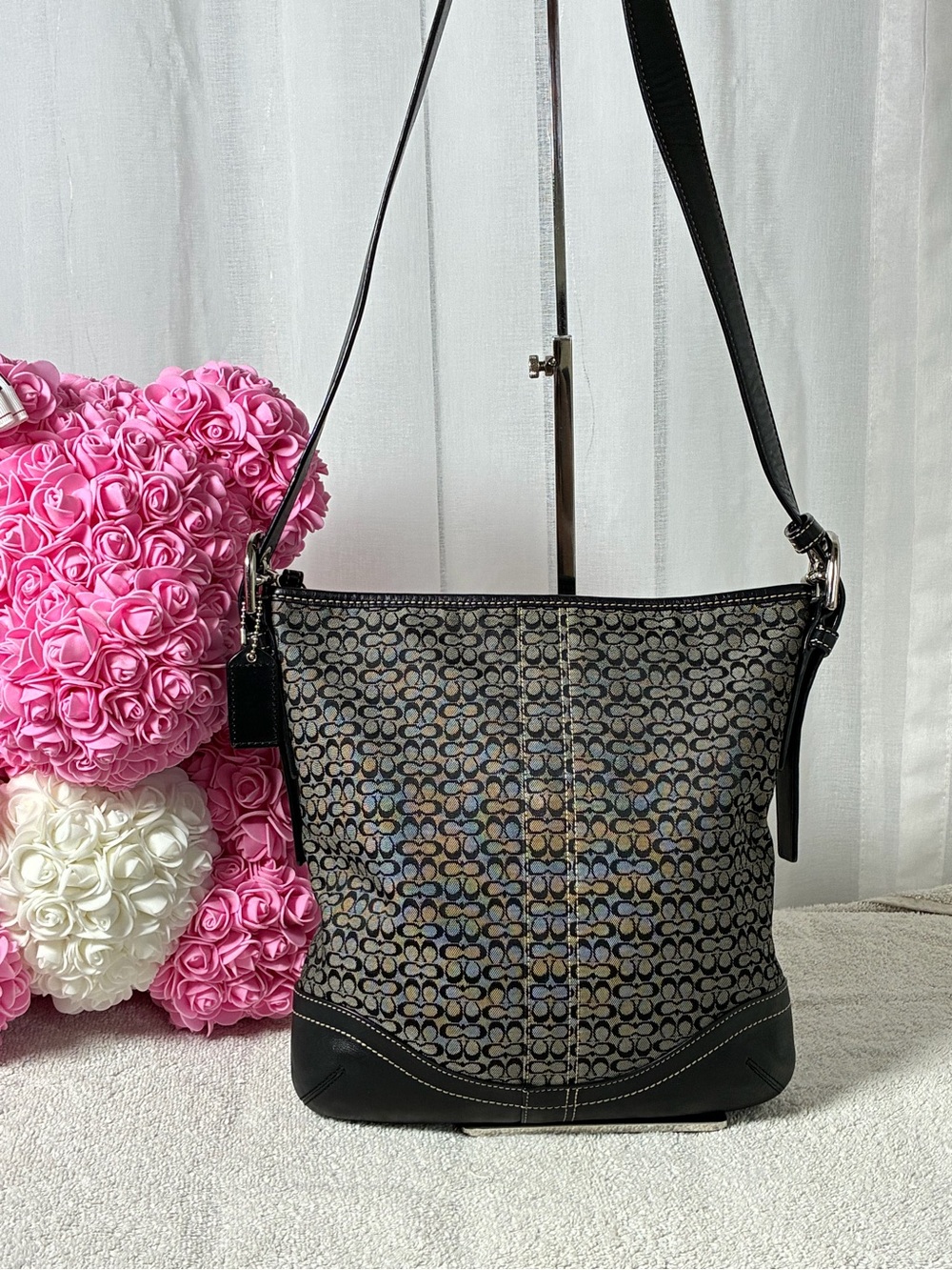 GUC Coach Monogram Crossbody Bag